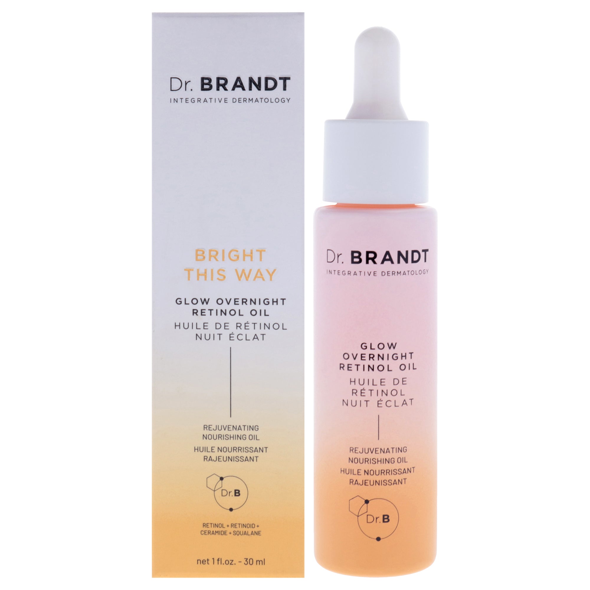 

Масло Glow Overnight Retinol Oil от Dr. Brandt для женщин - 1 унция Dr. Brandt, 1 Oz