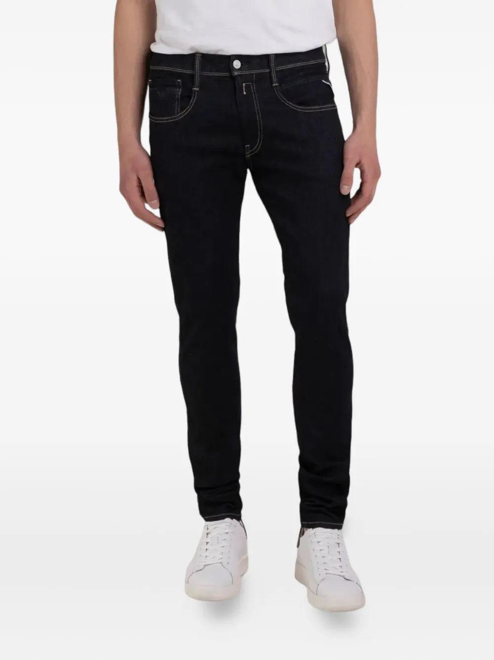 

Джинсы с шлевками Replay, синий