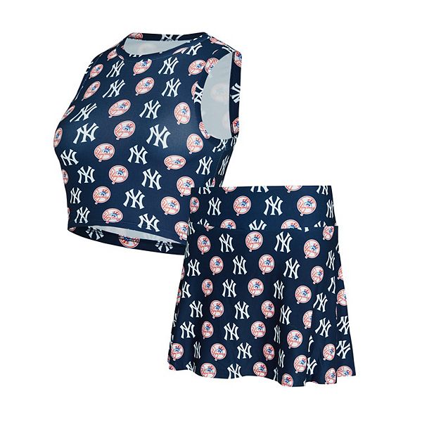 

Женский комплект из майки и шорт concepts sport navy new york yankees Unbranded