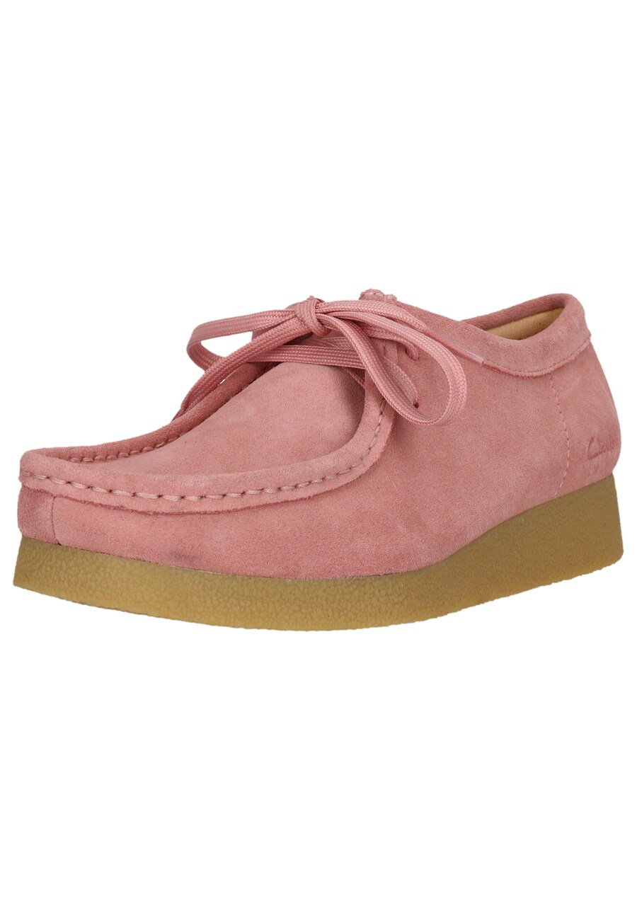 Туфли на шнуровке CLARKS Wallabee EVO, Pink