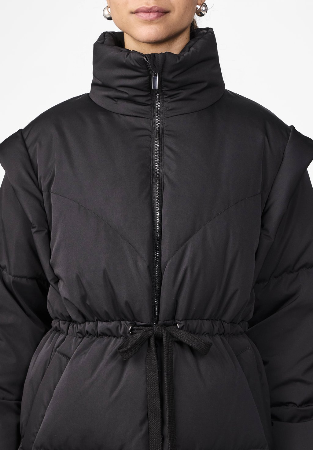 

Пуховое пальто YASRACCA LONG COAT YAS, черный