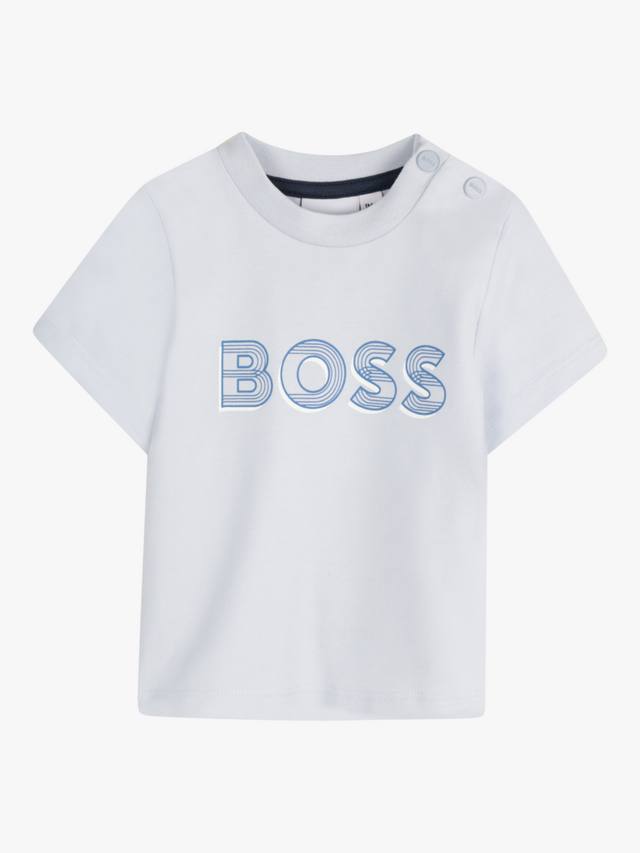 

Футболка с логотипом boss baby HUGO BOSS, цвет Pale Blue