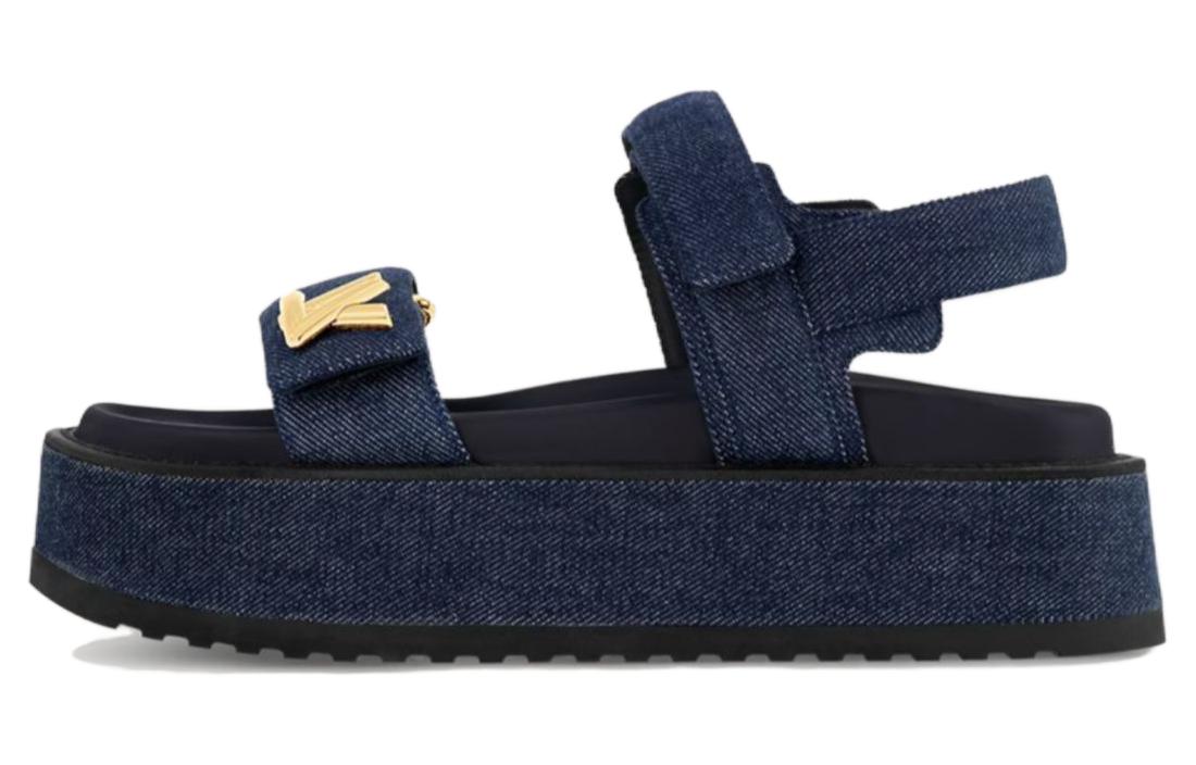 LOUIS VUITTON Сандалии Sunset Beach женские синие