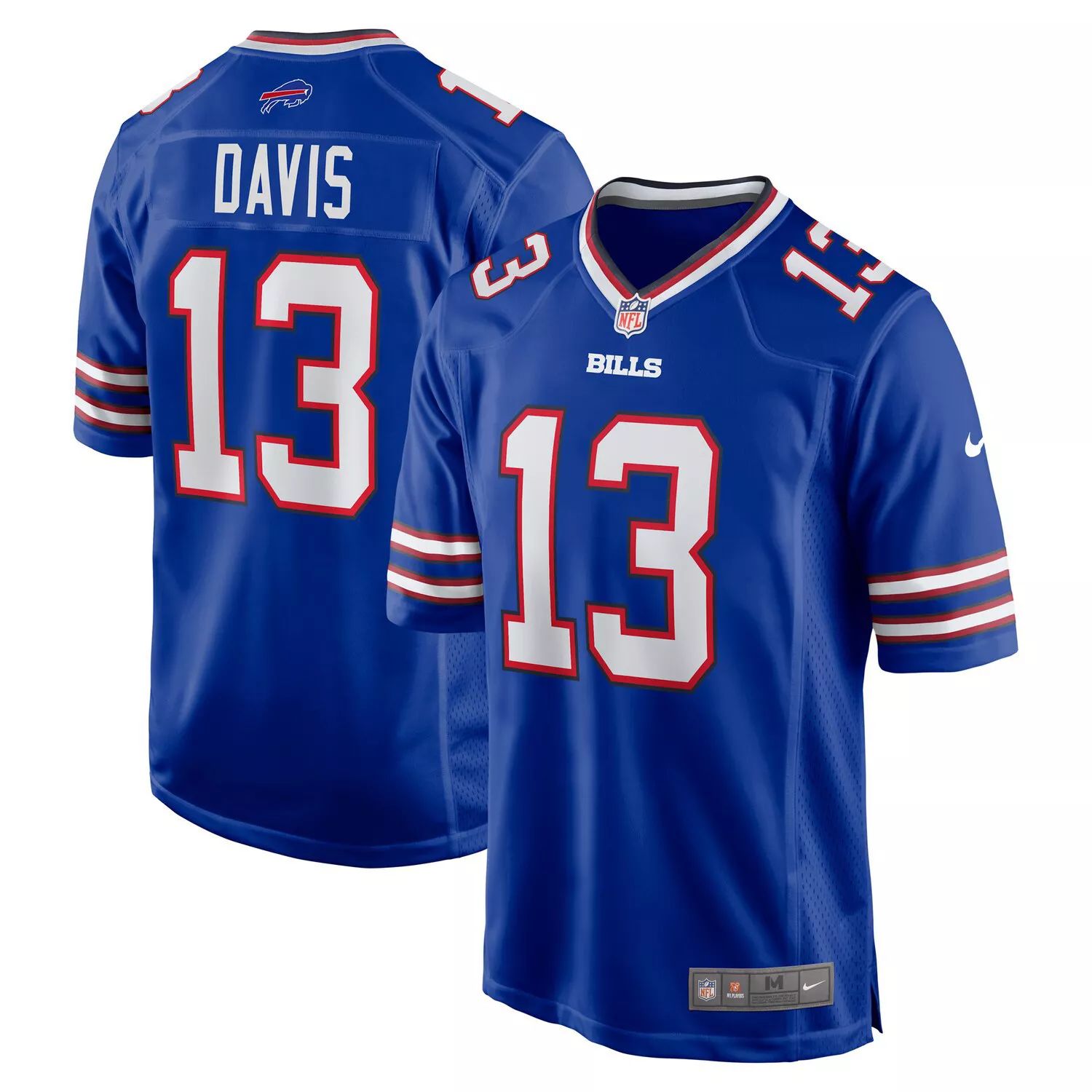 

Мужское джерси игрока команды Gabriel Davis Royal Buffalo Bills Team Game Player Nike