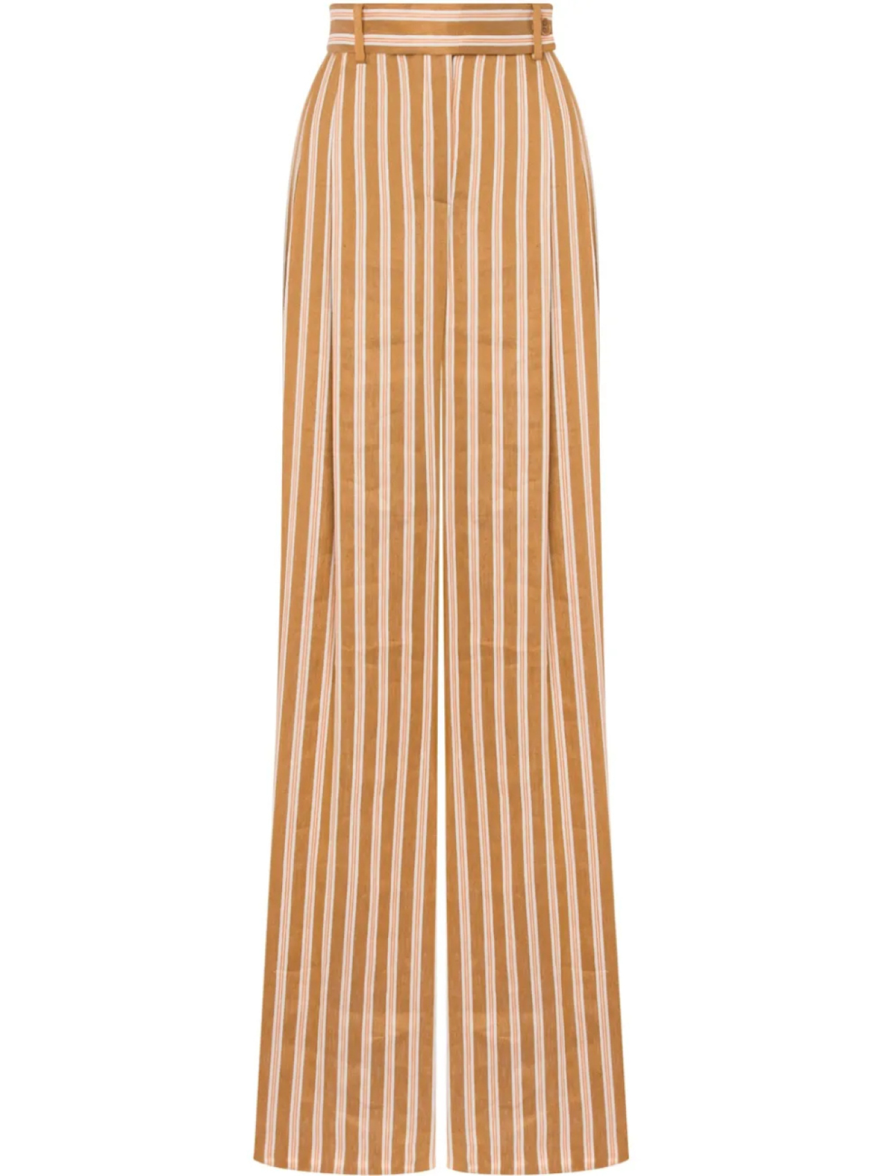

Alberta Ferretti широкие брюки в полоску, коричневый