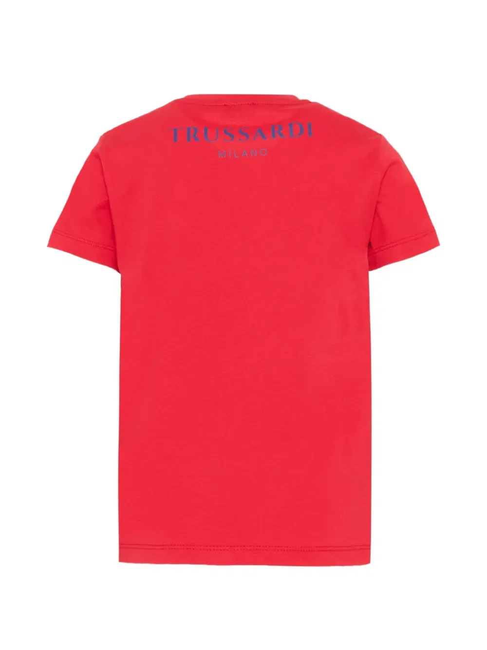 Футболка с коротким рукавом и принтом логотипа Trussardi Junior, красный — фото 2