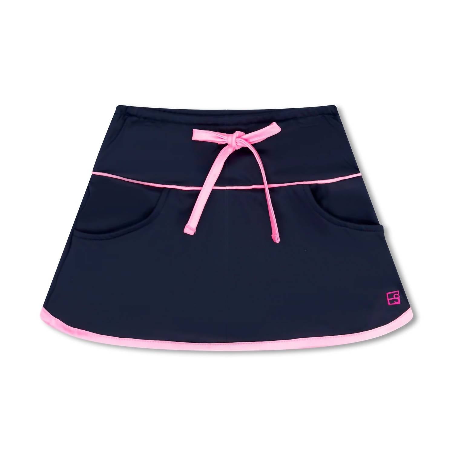 

Юбка-шорты Tiffany для девочек в цвете Nantucket Navy, Flamingo Pink Set Athletics