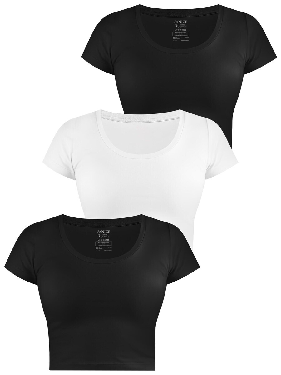 

Футболка Janice Shirt Nantes, черный/белый