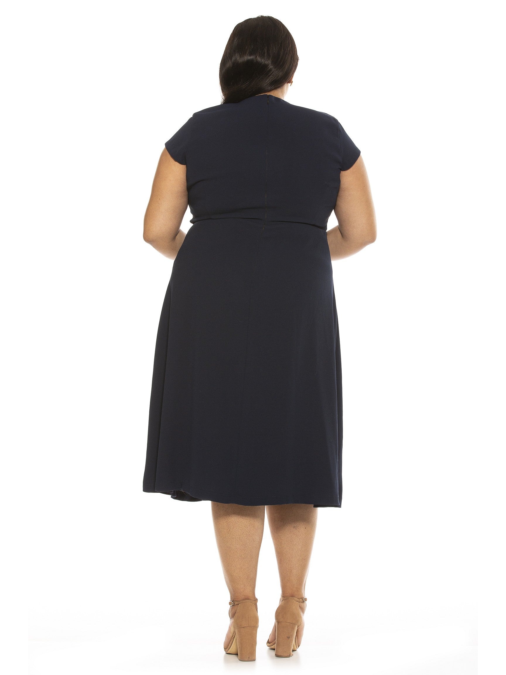 knee length dresses for ladies Alexia Admor Women's Auden Sheath Midi Dress - Green main image 0