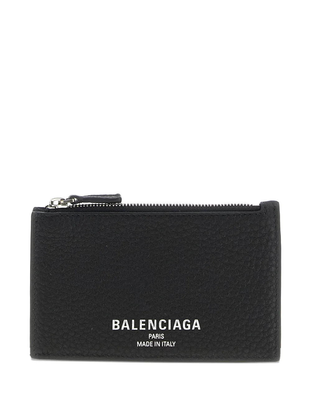 

Визитница с логотипом на молнии BALENCIAGA, черный