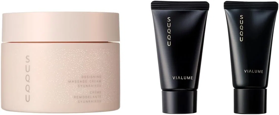 Массажный крем для ног SUQQU Designing Massage Cream 200 г + пробники Cleansing Cream и Wash 20 г, аромат Spring Incense — фото 2