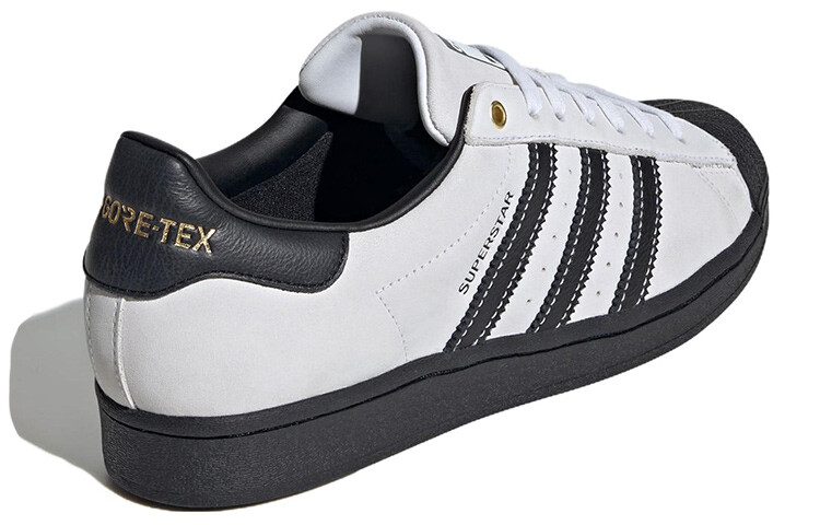 Adidas originals Superstar Обувь для скейтбординга унисекс, Black/White — фото 3