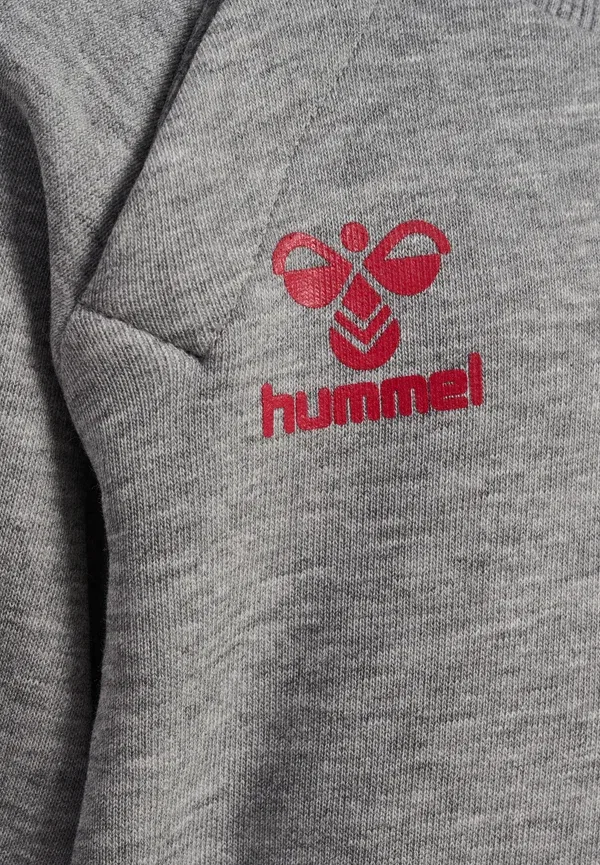 Толстовка с круглым вырезом Hummel Hmlmini reg dbu crewneck sweatshirt, серый меланж — фото 4