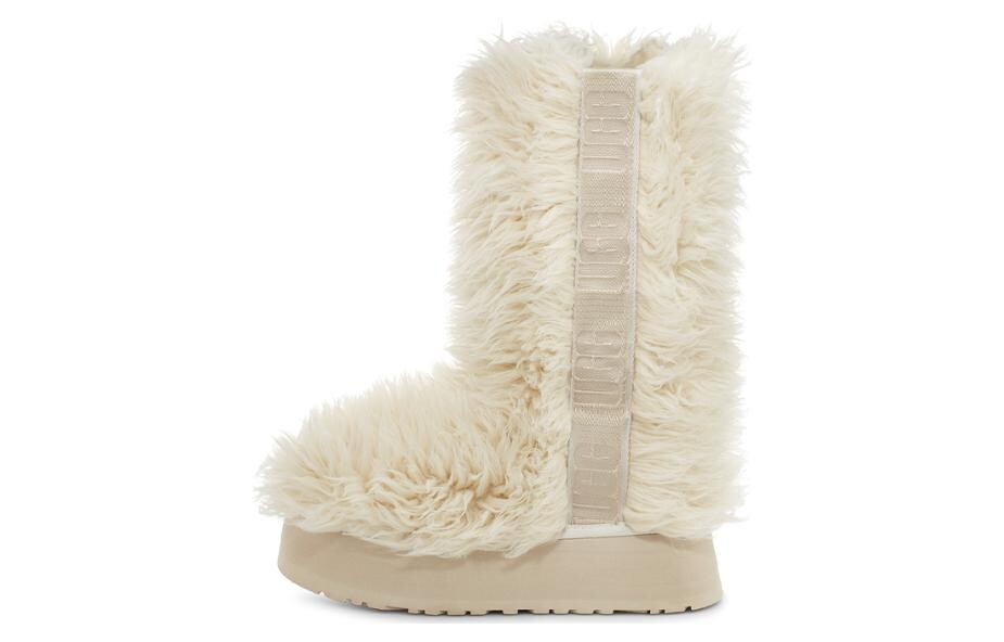 Зимние ботинки женские белые Ugg
