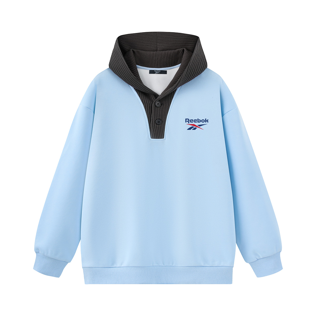 

Толстовка Unisex Hooded Moderate Others Reebok, светло-синий
