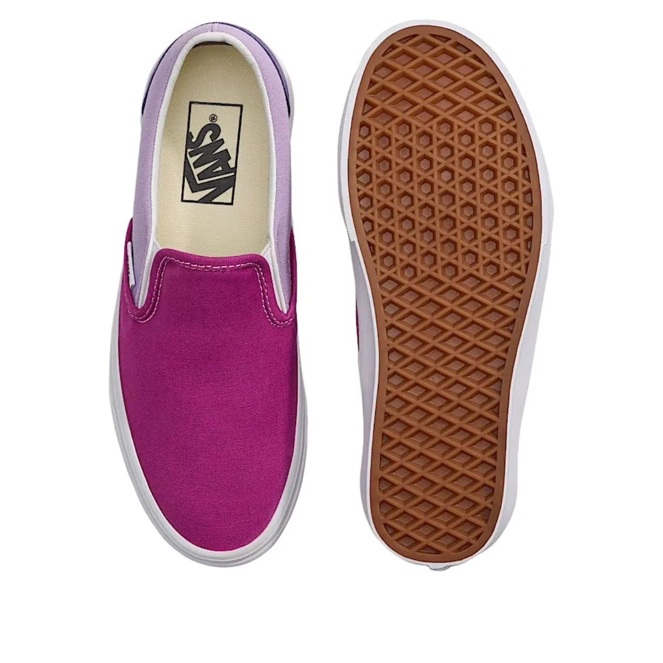 Слипоны Vans Classic Slip-On 'Block Purple Blues' VN000ED2CYL, фиолетовый — фото 3