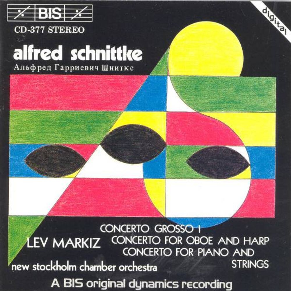 

Диск CD Schnittke: 3 Concertos / Concerto Grosso 1 / Concerto for Oboe and Harp [Import] - Alfred Schnittke, Lev Markiz, New Stockholm Chamber Orchestra