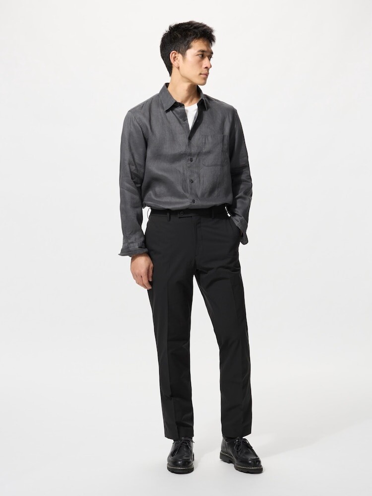 Брюки легкие Uniqlo, черный