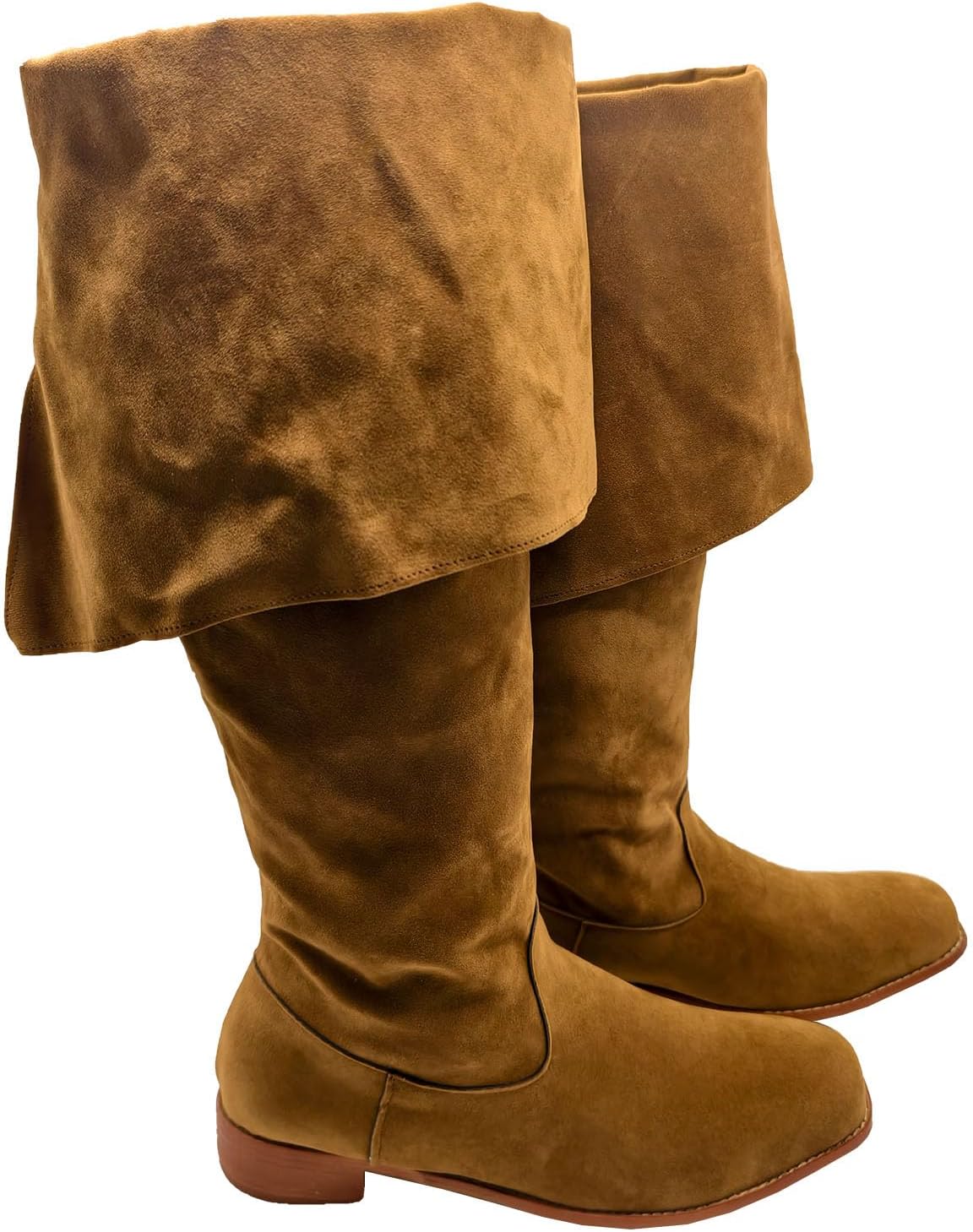 

Мужские средневековые пиратские сапоги эпохи Возрождения, сапоги капитана викингов, обувь для хэллоуинского пиратского косплея Junqiako, коричневый