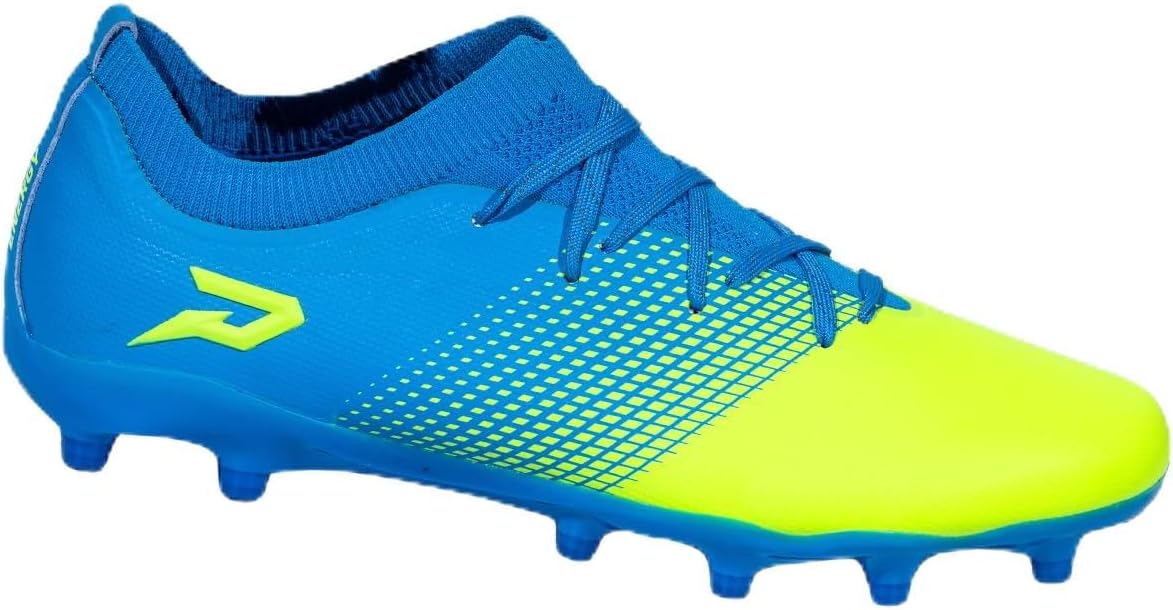 

Футбольные бутсы Phenom Elite Quantum Energy универсального назначения - Колумбийский голубой и Слайм-версия, Легкие бутсы из углеродного волокна для скорости для мужчин и детей