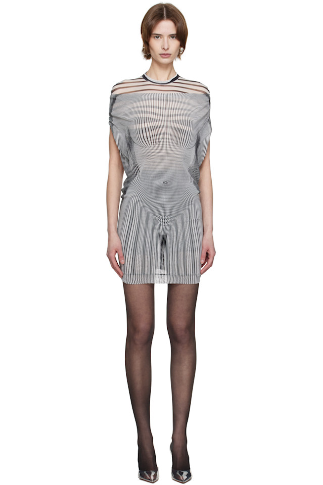 

Мини-платье с драпировкой и эффектом облегания Jean Paul Gaultier, мультиколор