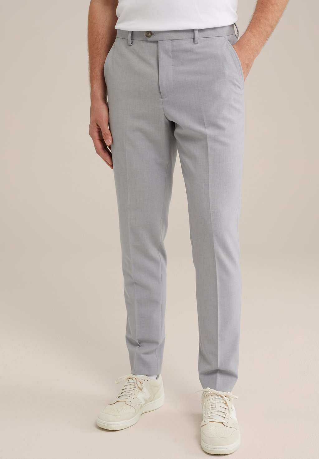 

Чино FUNDAMENTALS WE Fashion, светло-серый