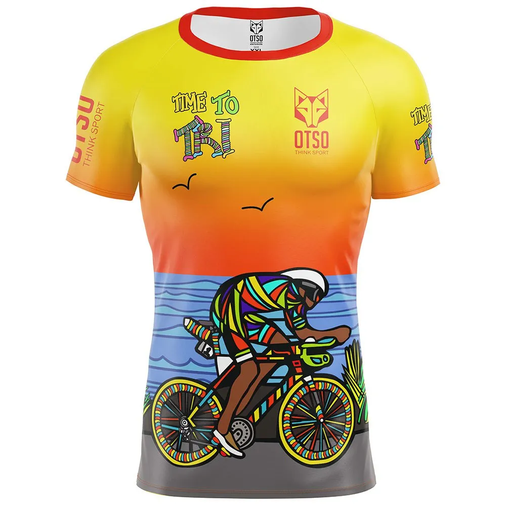 

Футболка Otso Time to Tri Bike, разноцветный