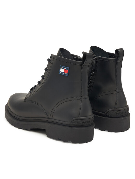 Туфли на шнуровке Tjm Lace Up Rubberized EM0EM01628 Tommy Jeans, черный — фото 3