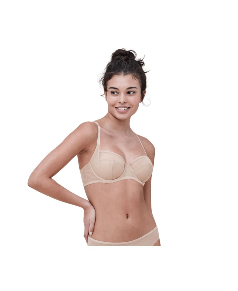 

Женский бюстгальтер Spellbound с боковой поддержкой и косточками Skarlett Blue, Nylon beige
