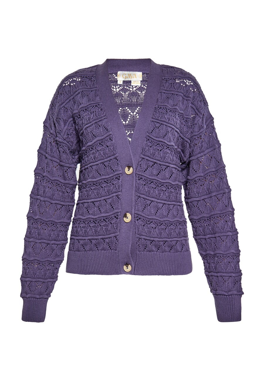 

Вязаный кардиган Gaya Knit Cardigan, лавандовый