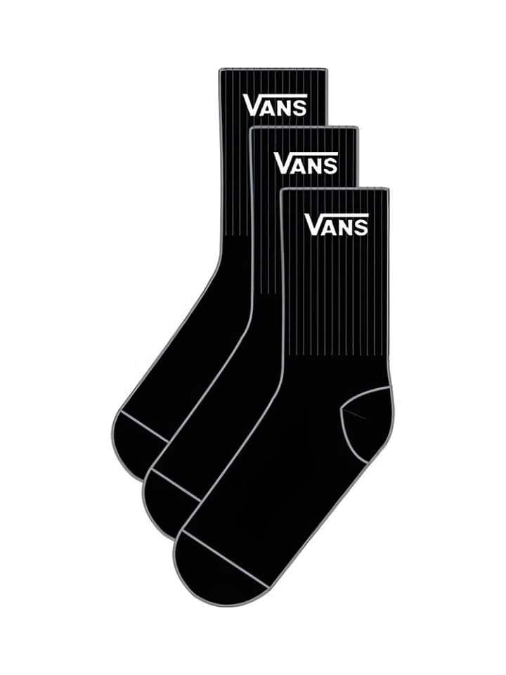 

Носки Wm Classic Crew Wmns 6.5-10 3Pk Vans, черный