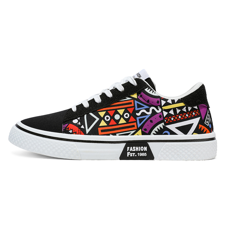 

NANJIREN Низкие кроссовки для скейтбординга с противоскользящими амортизаторами и износостойкими свойствами, мужские, черные