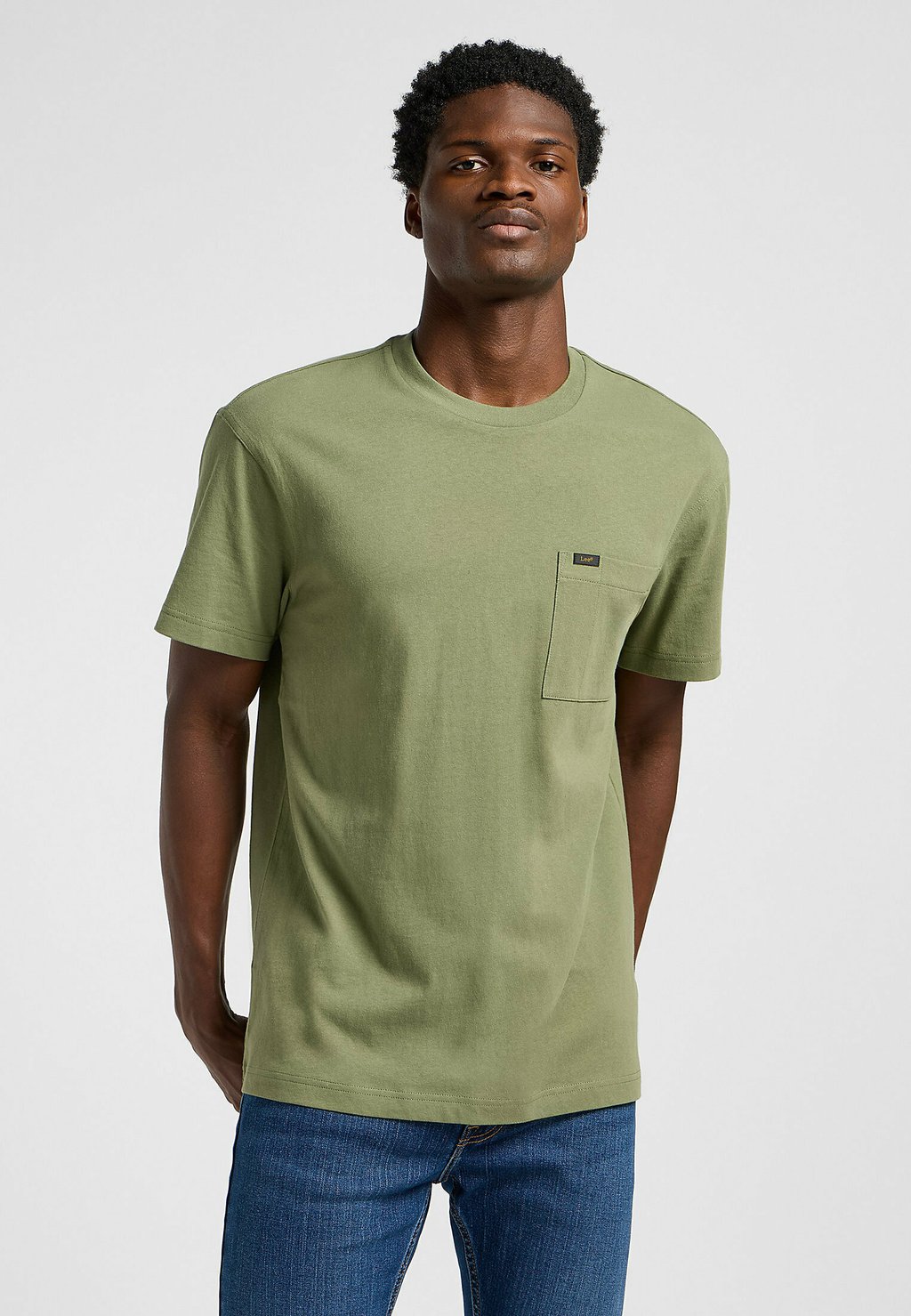 

Базовая футболка POCKET TEE Lee, цвет Mercantile Green