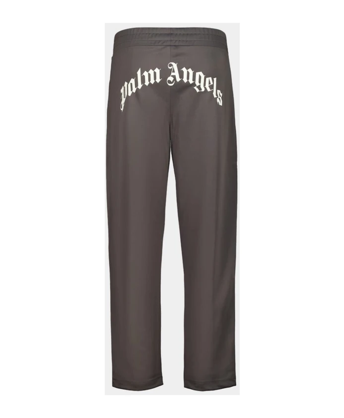 Спортивные брюки с изогнутым логотипом Palm Angels, серый — фото 2
