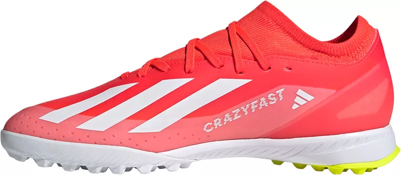 Футбольные бутсы Adidas X Crazyfast League для газона, красный/белый — фото 3
