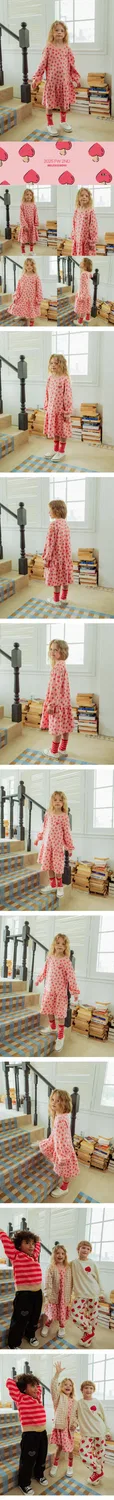Детское платье с грибным принтом розовое от Belita&Boys — фото 3