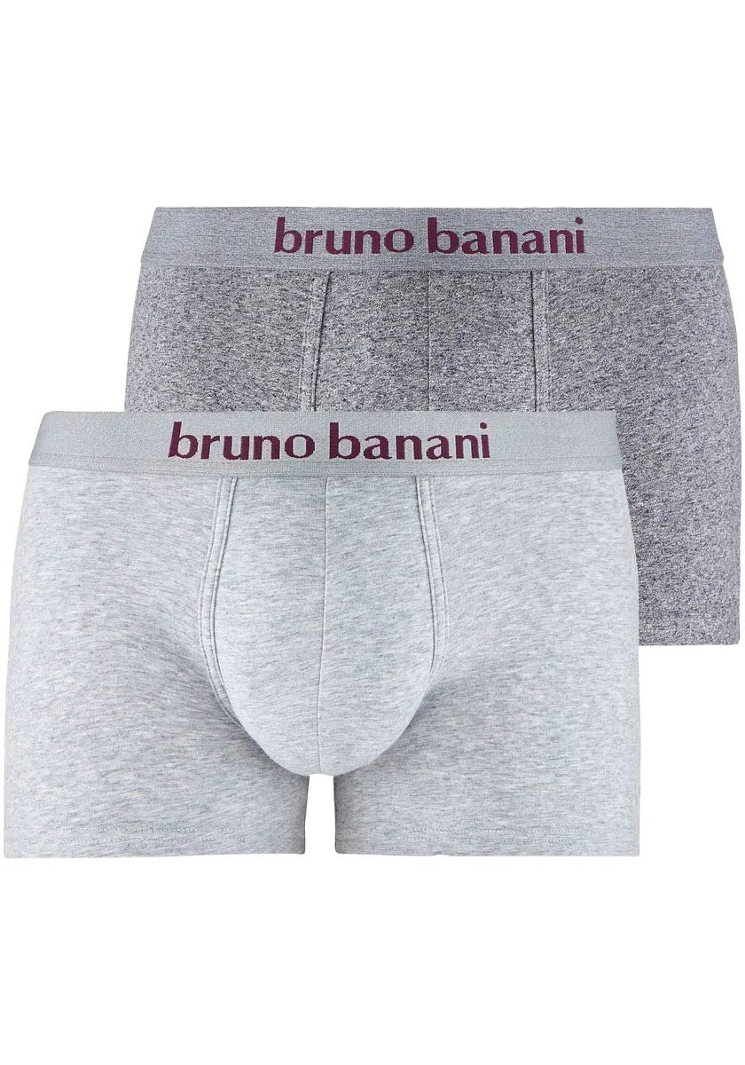 

Боксеры Bruno Banani "Short 2Pack Denim Fun" (2 шт.), в крапинку, цвет Anthrazit Melange/Graumelange