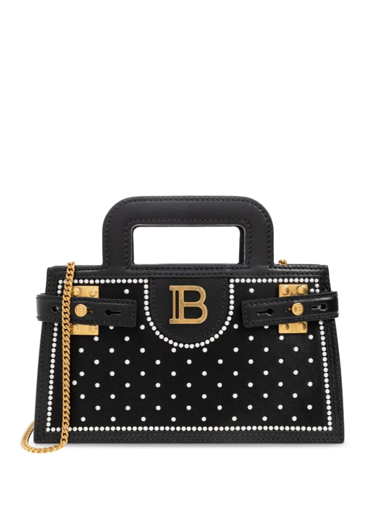

Маленькая сумка-тоут B-Buzz Balmain, черный