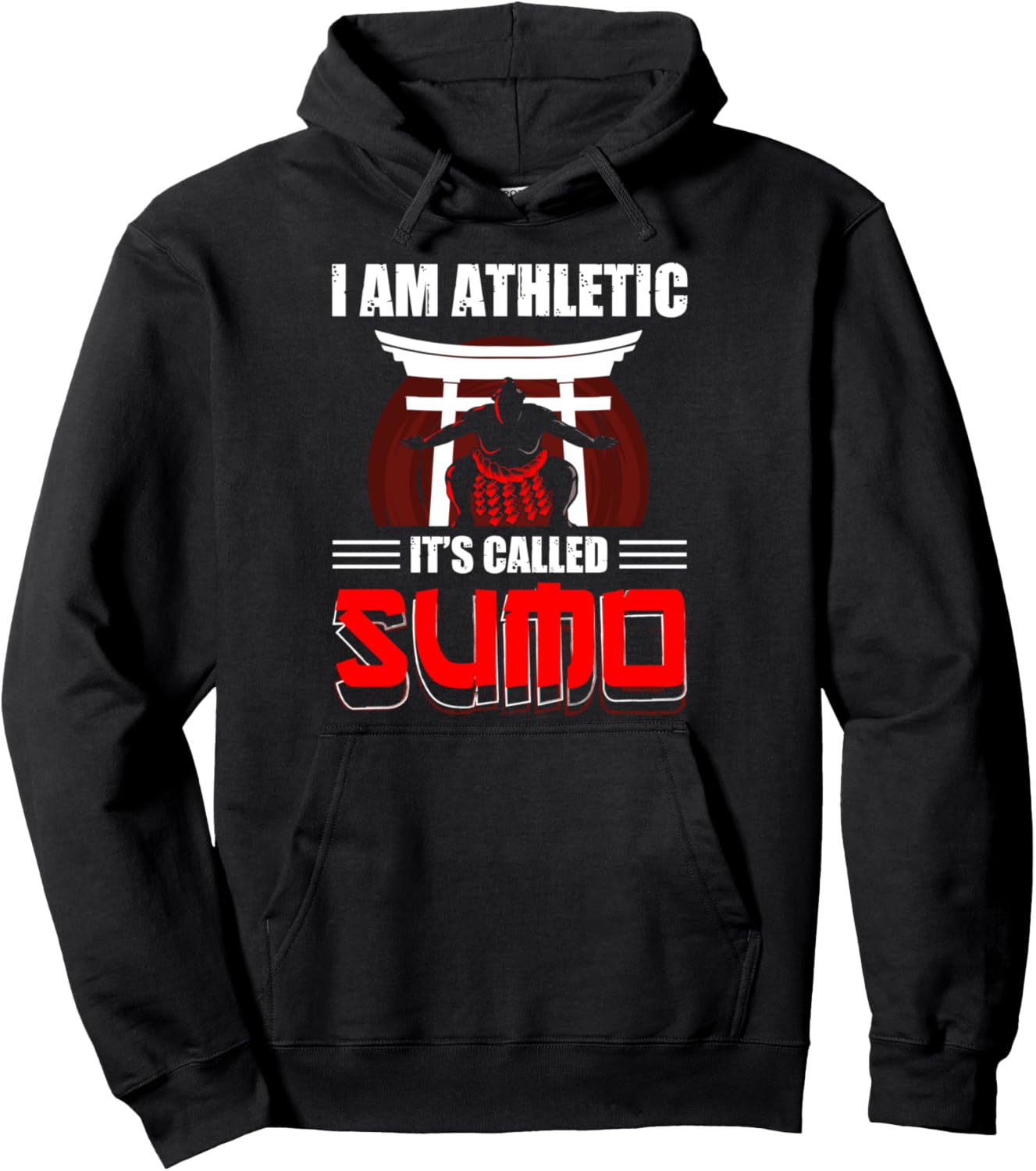 

Японская спортивная толстовка Sumoushi Torii Japanese Sumo Wrestling Japanese Martial Arts Clothing, черный