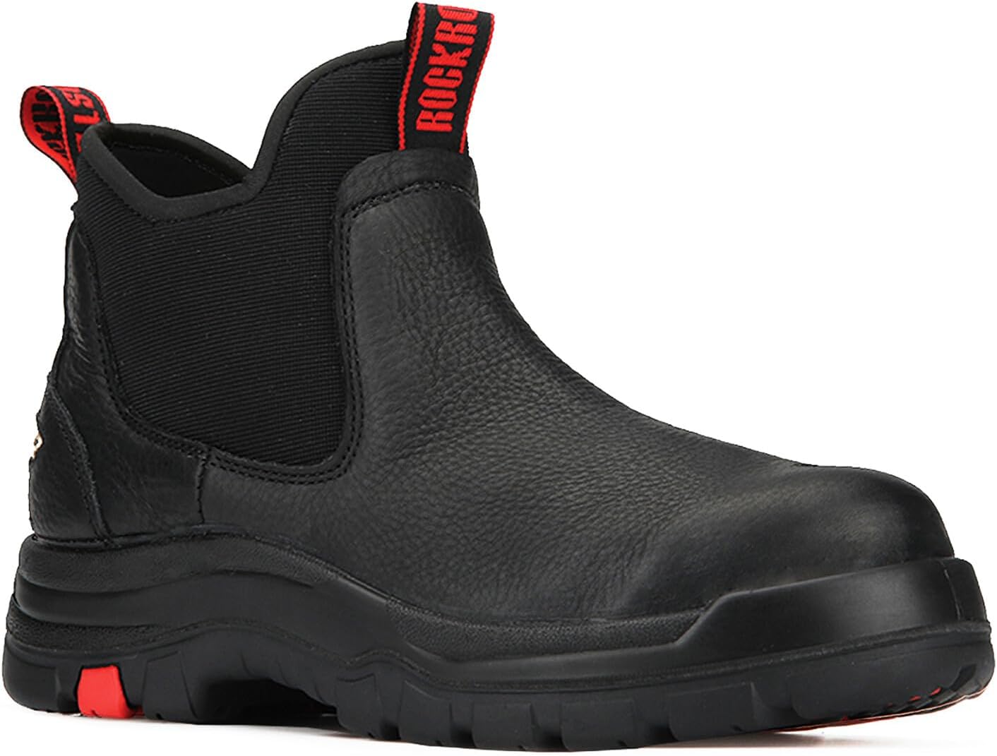 

Мужские черные ботинки Chelsea ROCKROOSTER Bakken, 15 см, водонепроницаемые ботинки с легким надеванием, класс EH, AK303- с мягким носком, AK323- со стальным носком, CP323- с композитным носком