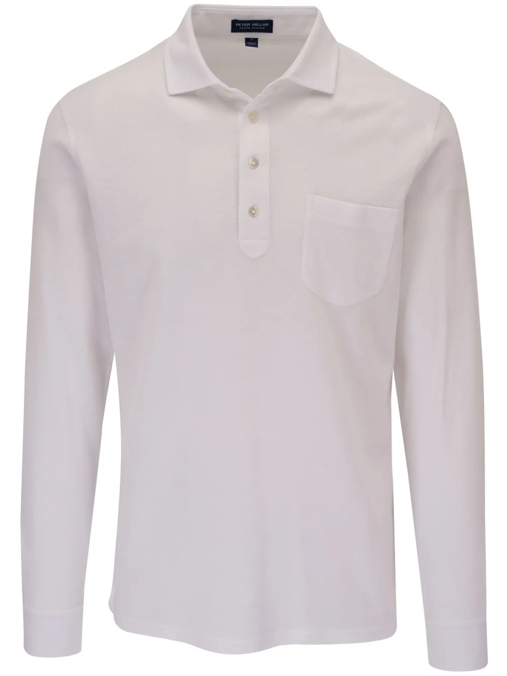 

Рубашка поло с длинными рукавами Peter Millar, белый
