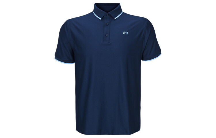 

Рубашка поло мужская темно-синяя Under Armour, темно-синий