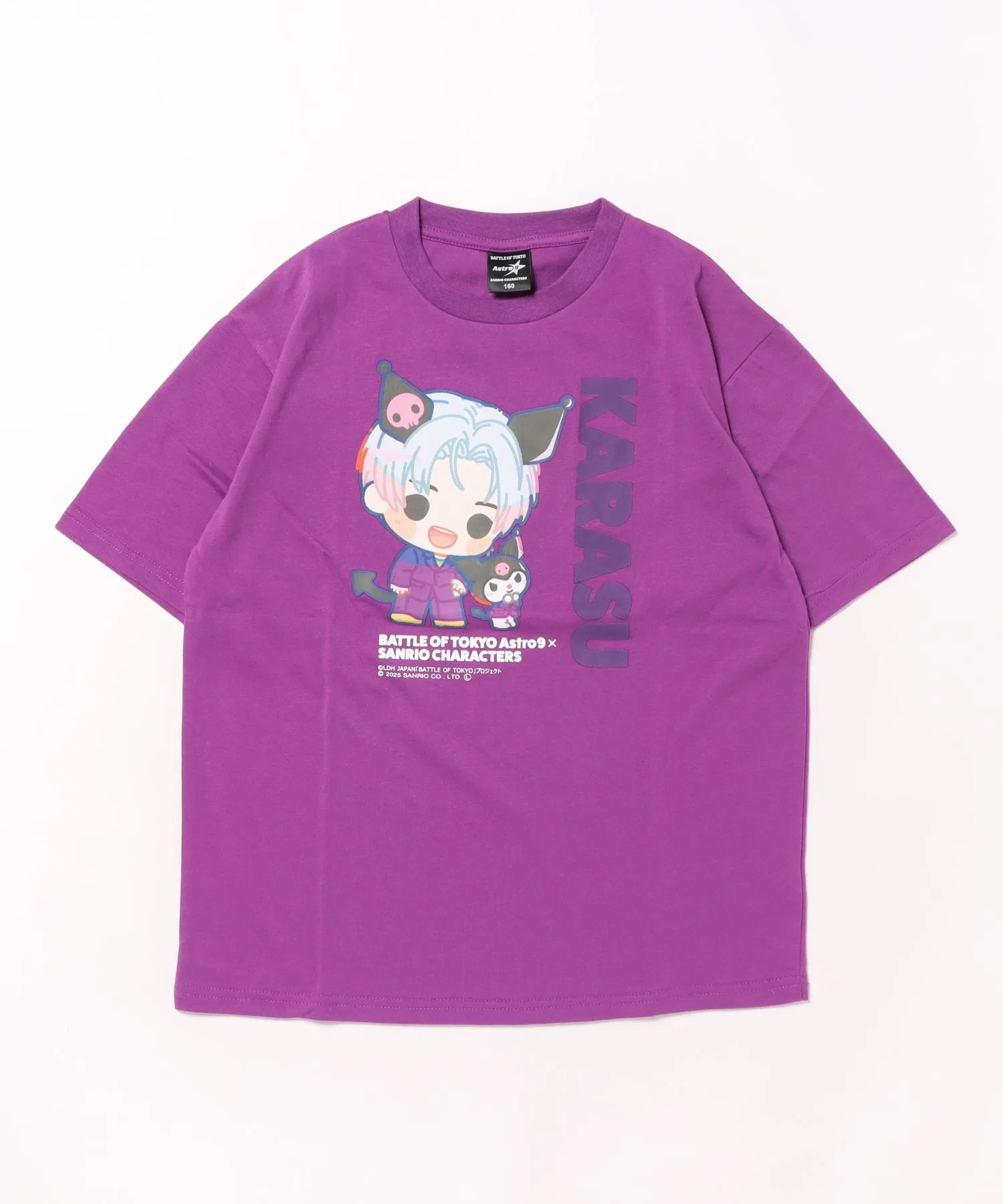 Детская футболка BATTLE OF TOKYO FANTASTICS Sanrio фиолетовая