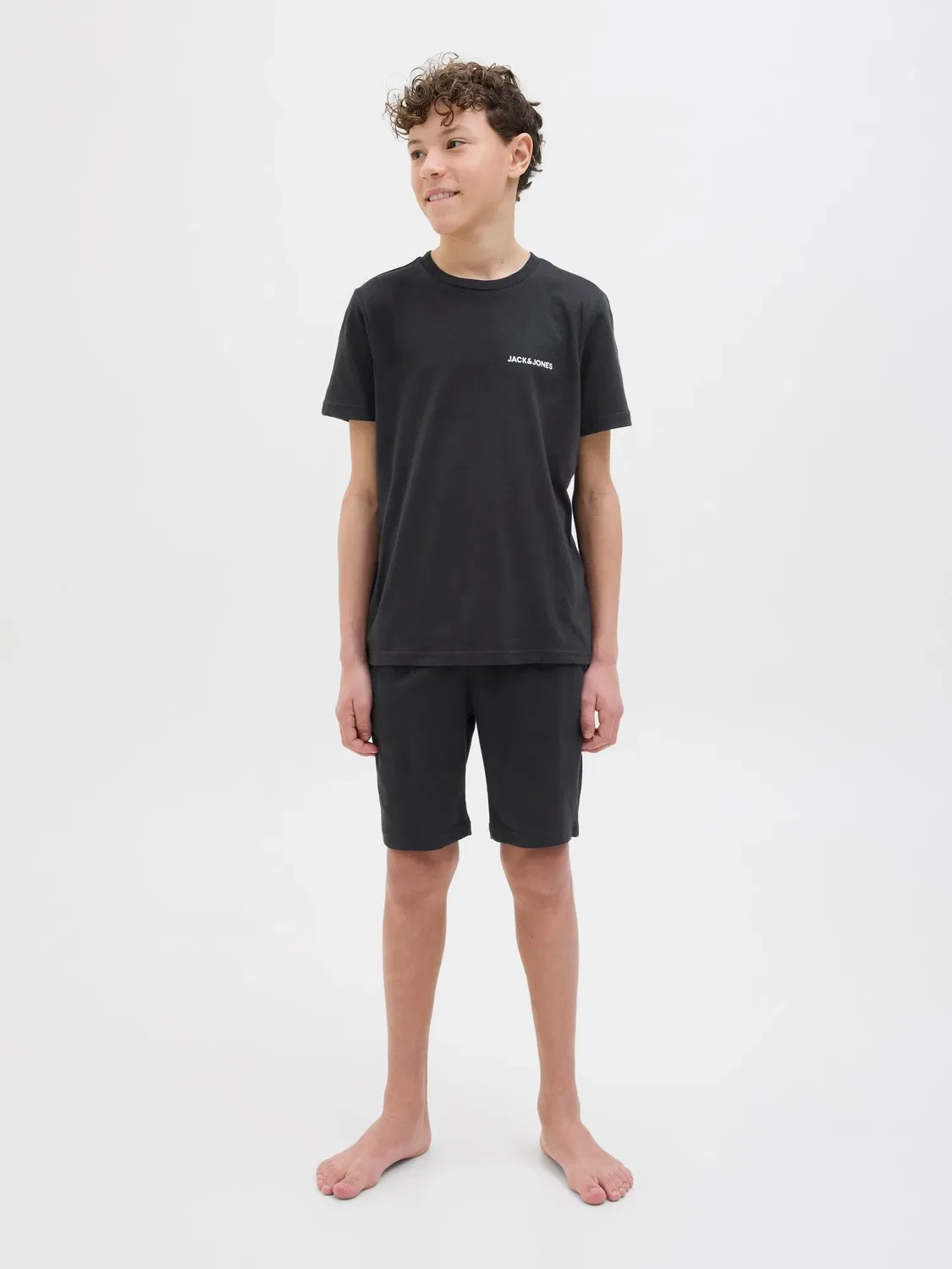 Лонгслив-сет JACEVEREST JACK & JONES Junior, черный — фото 3
