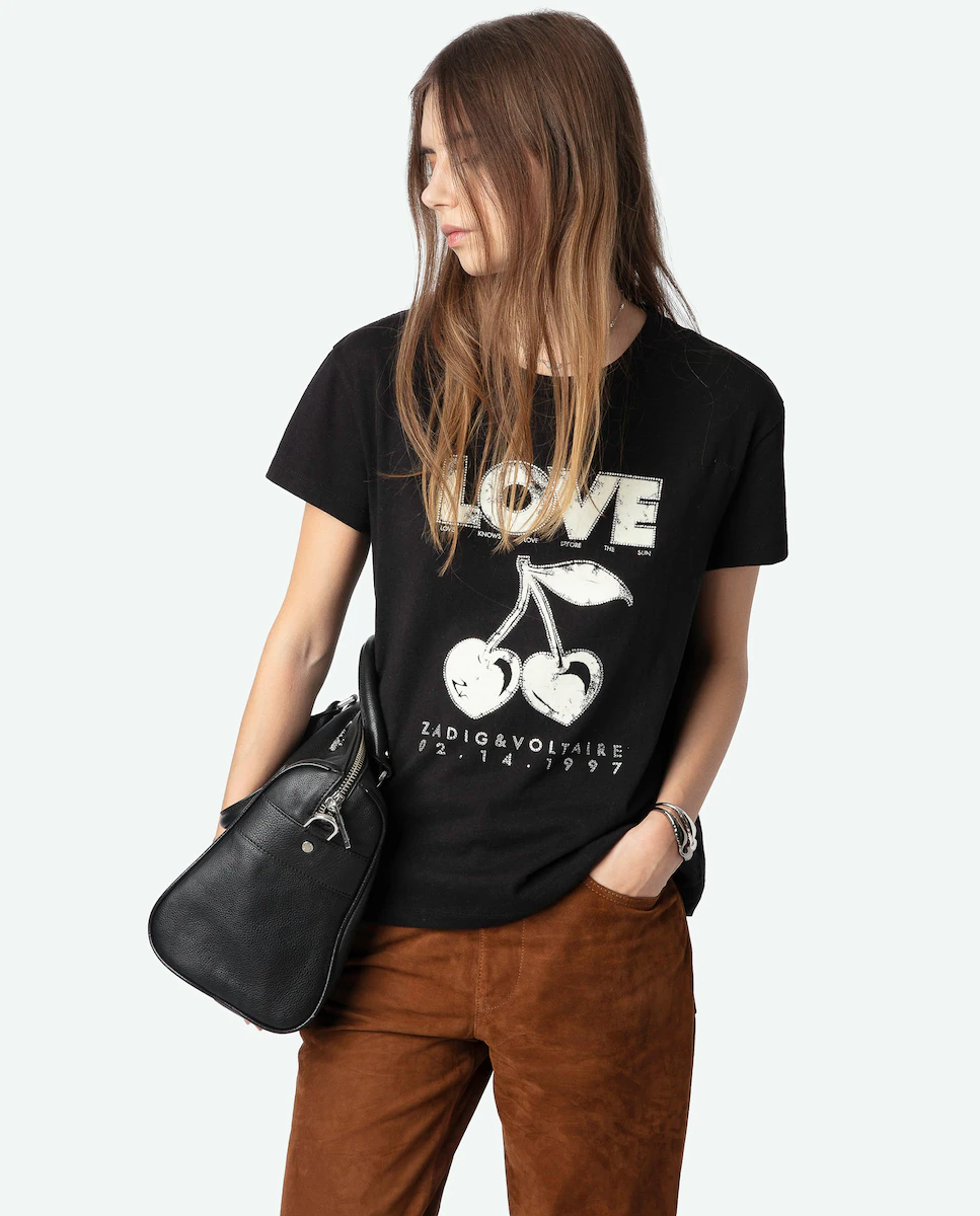 

Футболка женская Walk с коротким рукавом Zadig & Voltaire, черный