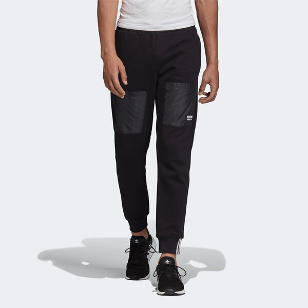 Спортивные штаны adidas originals Vocal Pants Logo Printing Splicing Bundle Feet Sports Pants Black, черный — фото 3