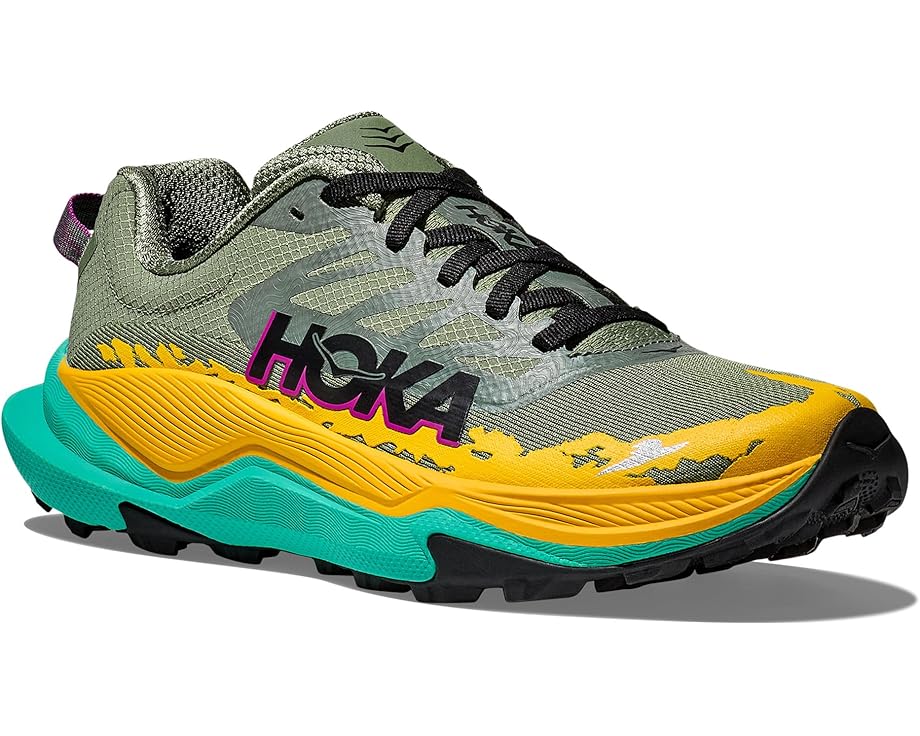 

Кроссовки Hoka Torrent 4, цвет Succulent/Electric Aqua