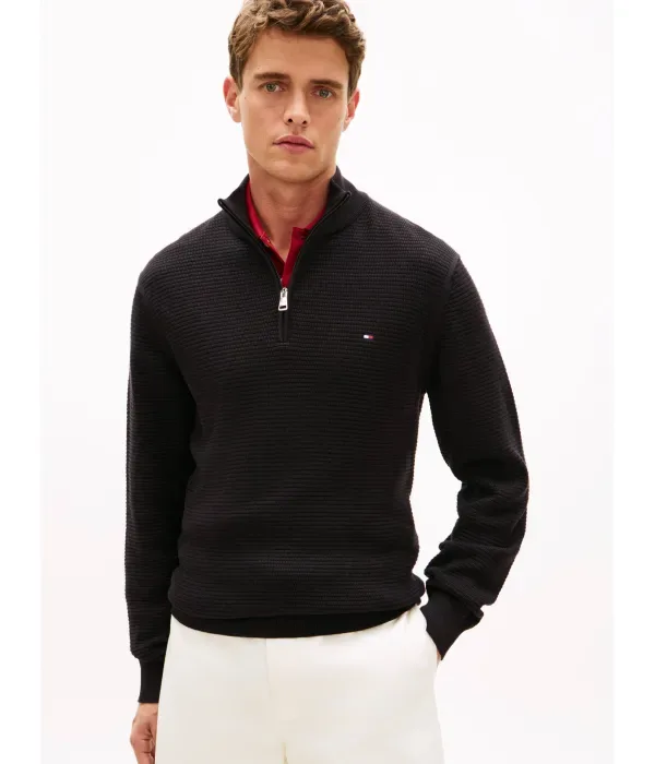 Полуводолазка regular fit Tommy Hilfiger, черный