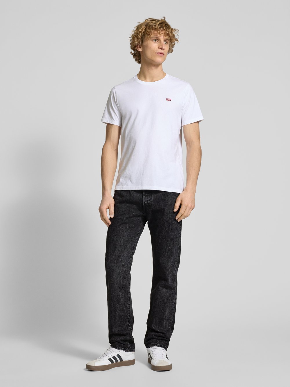 

Джинсы прямого кроя с 5 карманами, модель «501» Levi's, черный