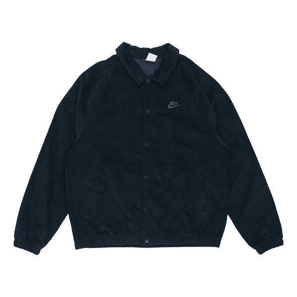 

Куртка Men's Nike Stack logo Casual Corduroy Jacket Autumn Black, черный